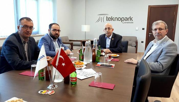 ÇOMÜ Rektörü Prof. Dr. Sedat Murat, Çanakkale Teknopark ’ta Incelemelerde Bulundu