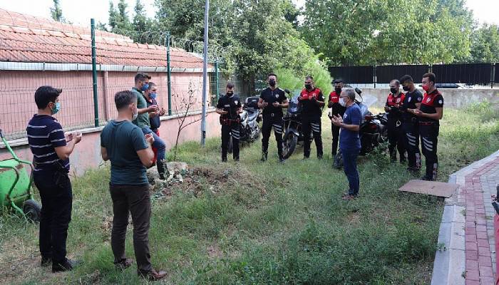 Göreve yeni başlayan Yunus timleri için kurban kesildi