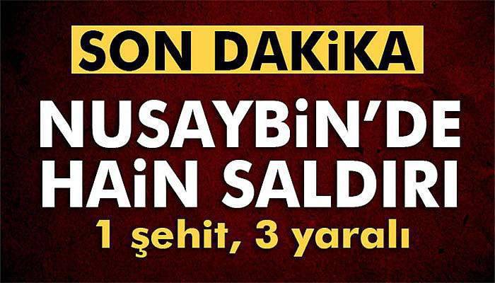 Nusaybin’de çatışma: 1 şehit, 3 yaralı