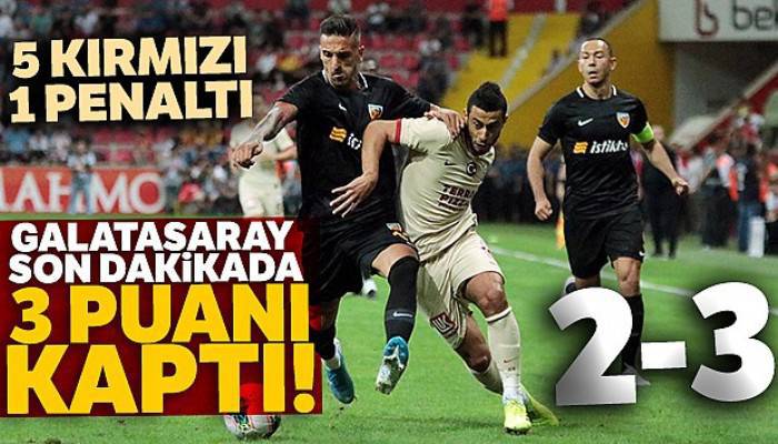 Galatasaray son dakikada puanı kaptı!