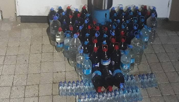 370,5 litre sahte içki ele geçirildi