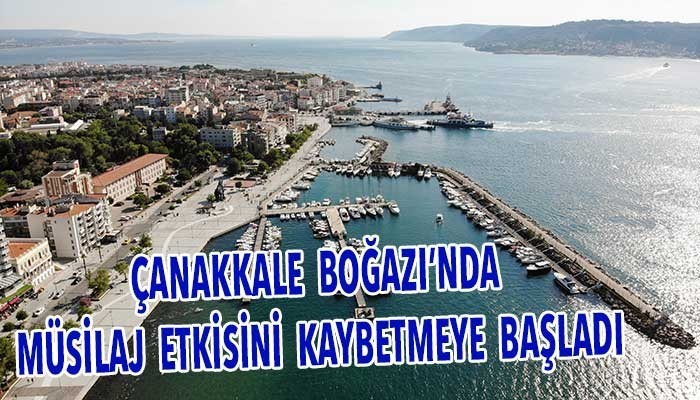 Çanakkale Boğazı’nda müsilaj etkisini kaybetmeye başladı (VİDEO)