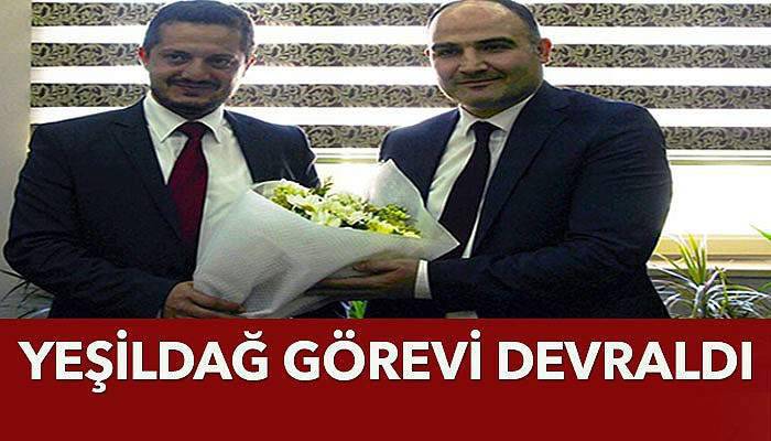 Dr. Yeşildağ görevi devraldı