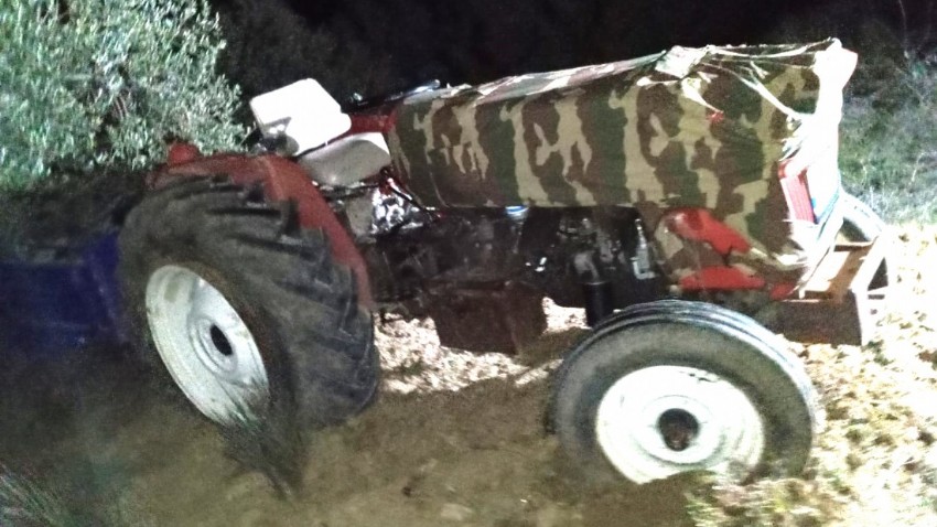 Tavaklı Köyünde Traktör Kazası