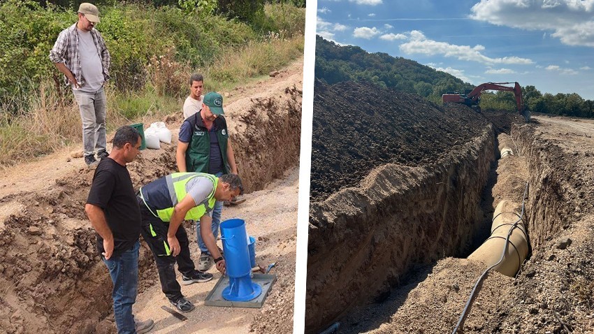 850 Hektarlık Arazi Kapalı Sistemle Sulanacak