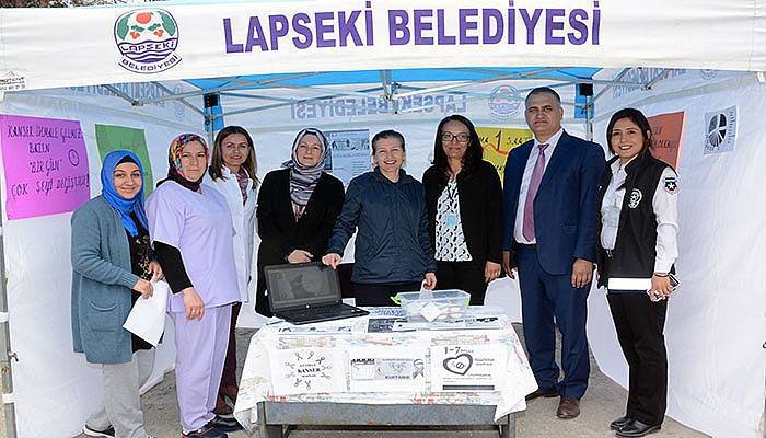 Lapseki’de Kanser Haftası Etkinliği (VİDEO)