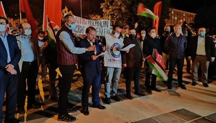 İsrail'in Mescid-i Aksa saldırıları protesto edildi