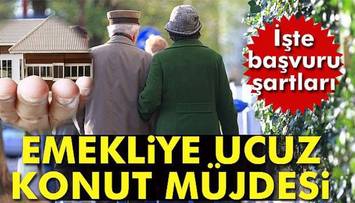  TOKİ'den ayda 300 lira taksitle emekliye ucuz konut