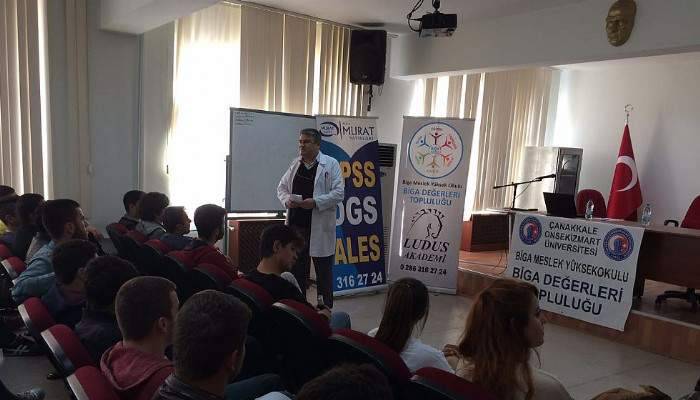 Biga'da DGS ve KPSS ön lisans semineri