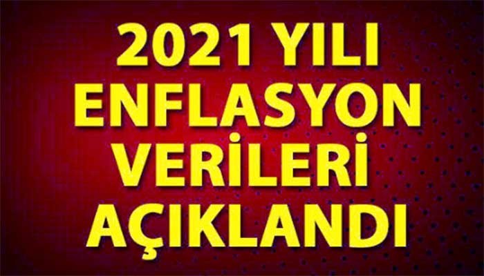 2021 yılı enflasyonu 36,08 olarak gerçekleşti