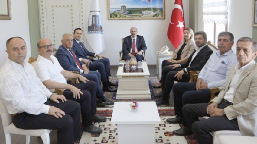 Çanakkale'nin Yeni Valisi Doç. Dr. Ömer Toraman'a Hayırlı Olsun Ziyareti