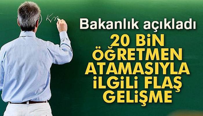  20 bin öğretmen için mülakat tarihleri açıklandı!