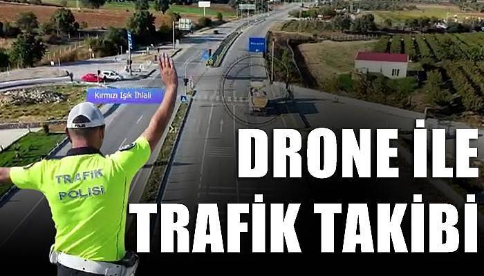 Çanakkale’de kural ihlali yapan sürücüler drone ile tespit edildi (VİDEO)