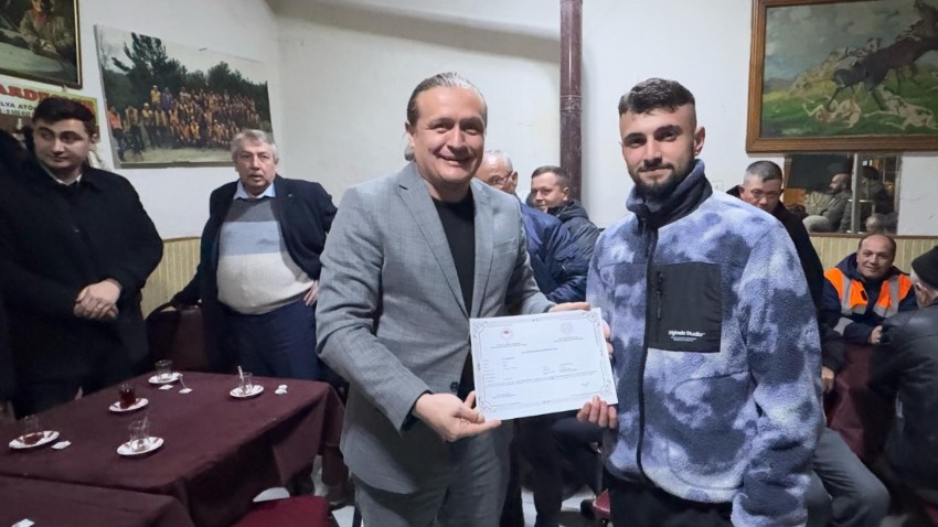 Avcılar Düzenlenen Törenle Belgelerini Aldılar