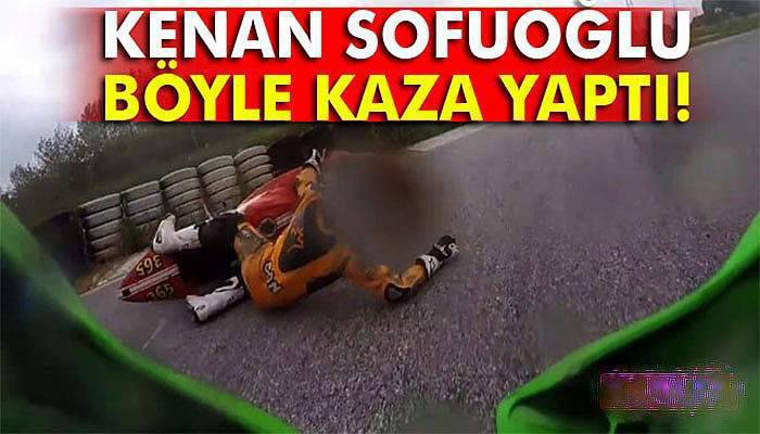 Kenan Sofuoğlu böyle kaza yaptı!