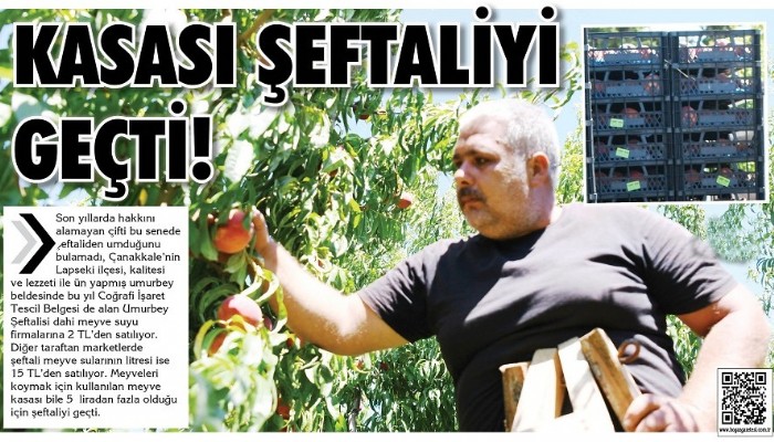 KASASI ŞEFTALİYİ GEÇTİ !