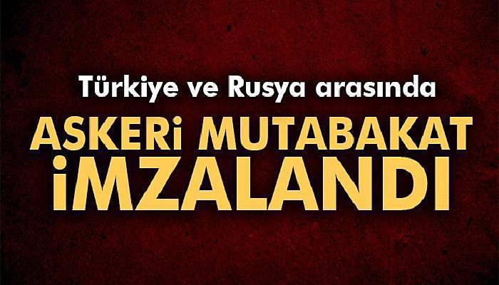 'Türkiye ve Rusya arasında mutabakat muhtırası imzalandı'