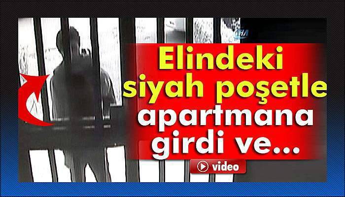 Ayakkabı hırsızı, kameralara yakalandı