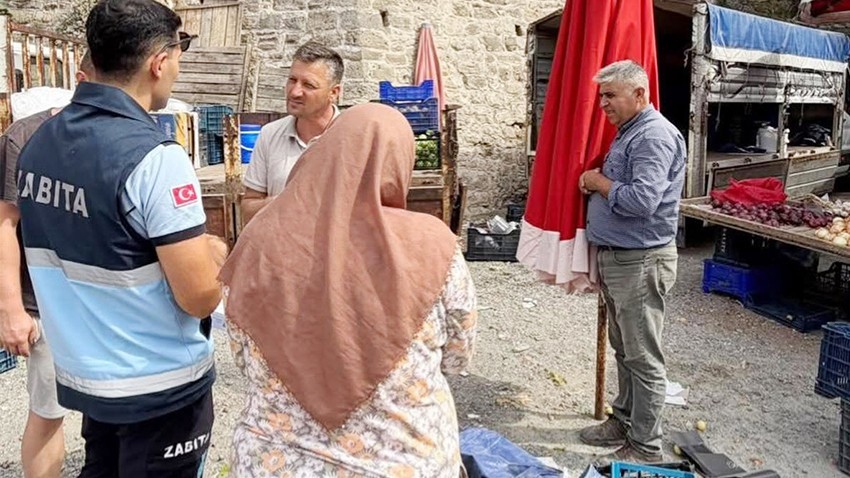 Bozcaada Halk Pazarında Denetim