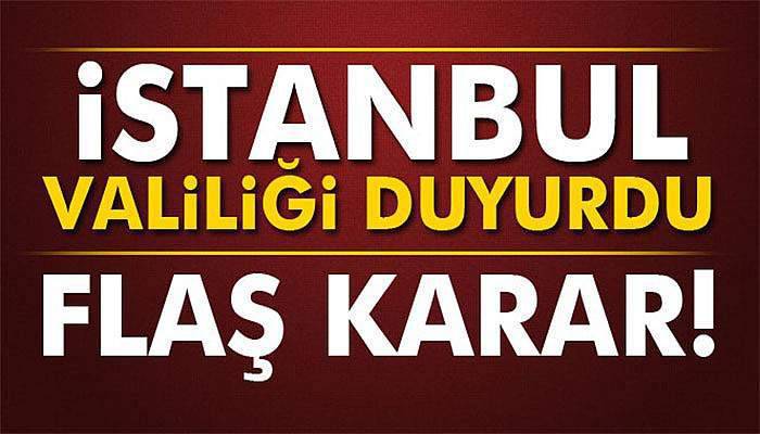 İstanbul Valiliği'nden 30 Ağustos açıklaması
