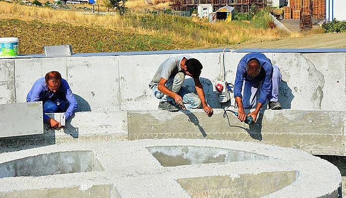 Atık su arıtma tesisinde sona doğru