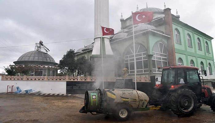 Çan belediyesi’nden köylere dezenfekte desteği