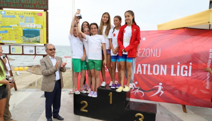 Triatlon Yarışmaları Hamzakoy’da Yapıldı