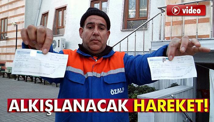 50 bin liralık çeki sahibine teslim etti
