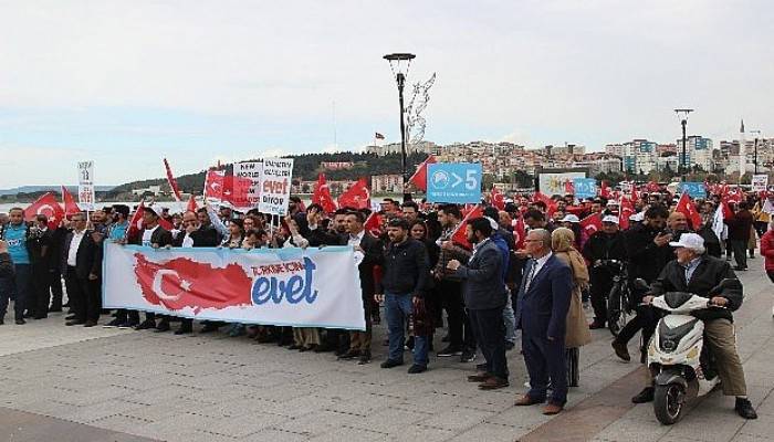 TÜGVA’dan ‘Türkiye İçin Evet Yürüyüşü’ (VİDEO)