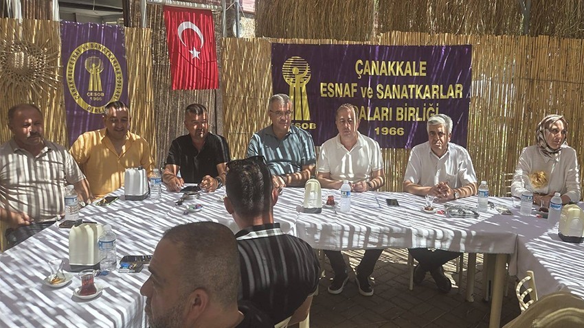 Esnaf Kurulları Temmuz Ayı Toplantısı Karabiga’da Yapıldı