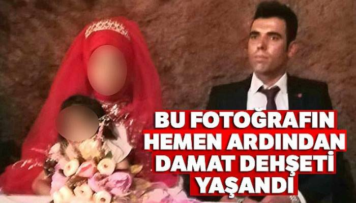 Bu fotoğrafın hemen ardından damat dehşeti yaşandı