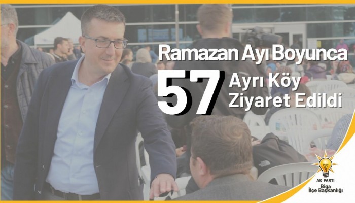 AK PARTİLİ BORAZAN'DAN KÖY ÇIKARTMASI: Toplam 57 köy ziyaret etti