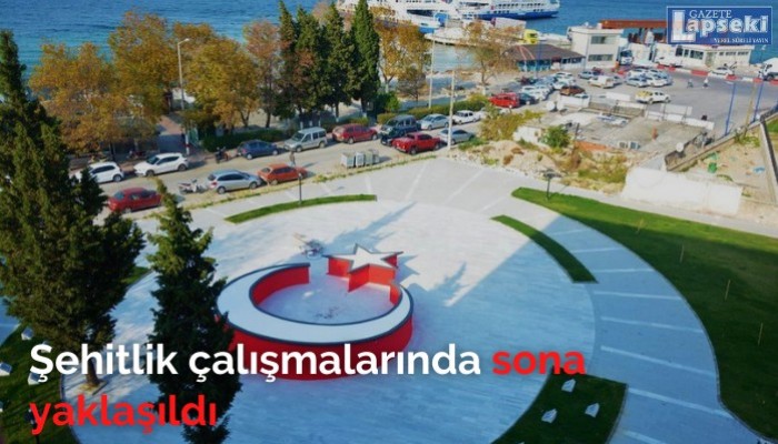 Şehitlik çalışmalarında sona yaklaşıldı