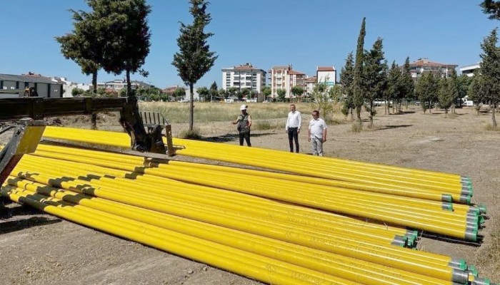 Gelibolu’ya Doğalgaz Boruları Geldi Çalışmalar Yakında Başlayacak