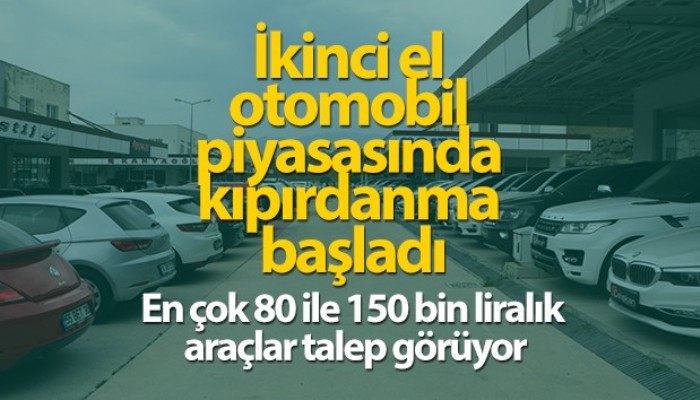 İkinci el otomobil piyasasında kıpırdanma başladı