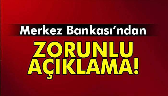 Merkez'den zorunlu karşılık açıklaması