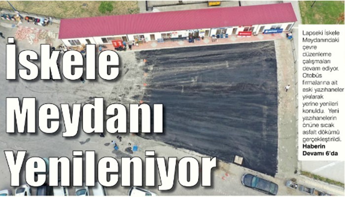 İskele Meydanı Yenileniyor