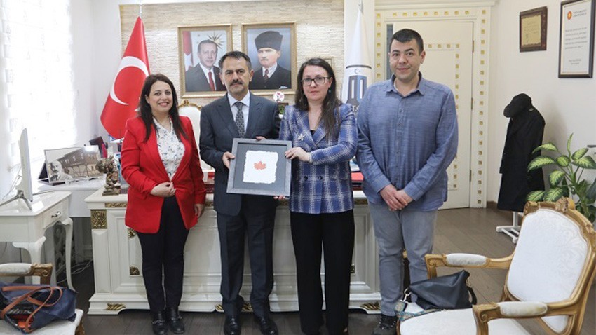 ÇOMÜ Yeşil Dönüşüm Koordinatörlüğü’den Vali Aktaş’a ziyaret