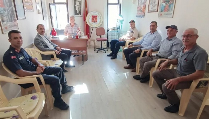 BİGA KAYMAKAMI DOLU’DAN GAZİ DERNEKLERİNE ZİYARET