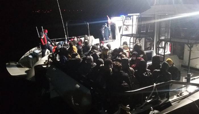Çanakkale'de 102 kaçak göçmen yakalandı