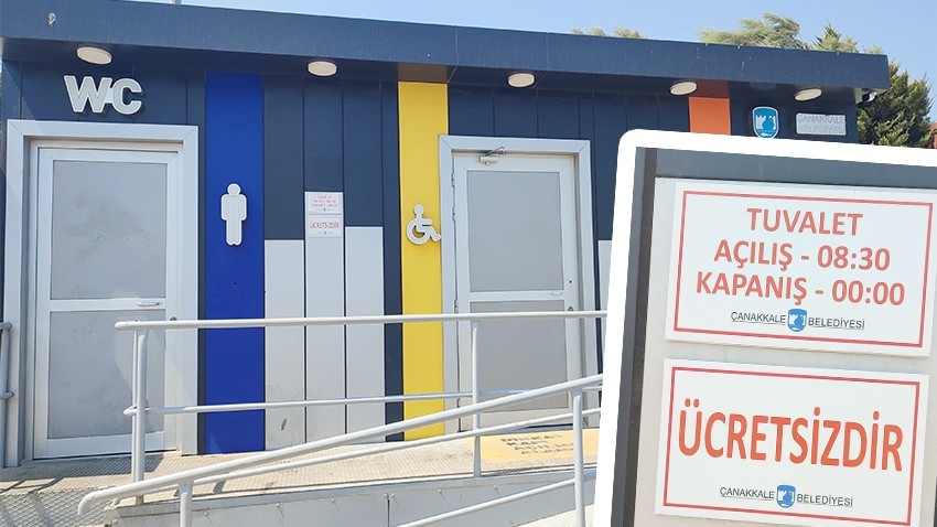 İskelede tuvaletlerin gece kapatılması eleştiriliyor