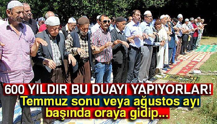 Bu köylüler 600 yıldır yağmur duasına çıkıyor