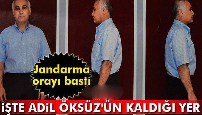 Jandarma, Adil Öksüz’ün kaldığı iddia edilen kulübede inceleme yaptı