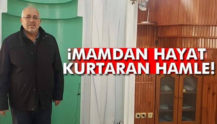  Namaz kılarken kalp krizi geçiren adamı cami imamı kurtardı