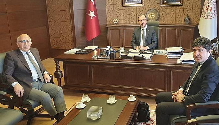 Bakan Kasapoğlu’na konuk oldular