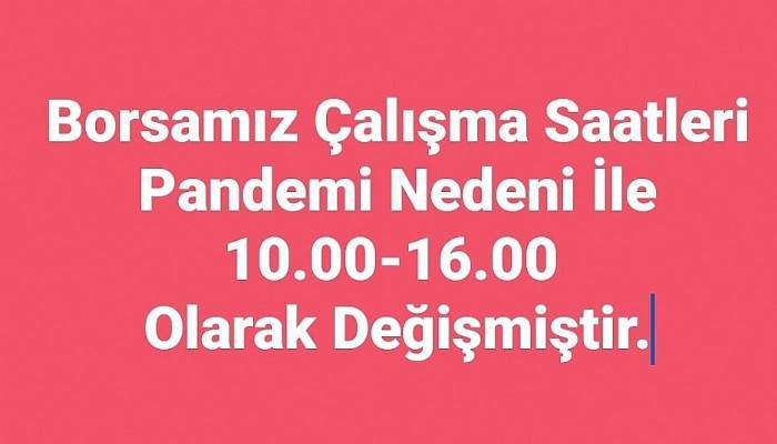 BİGA TİCARET BORSASI’NIN ÇALIŞMA SAATİ DEĞİŞTİ