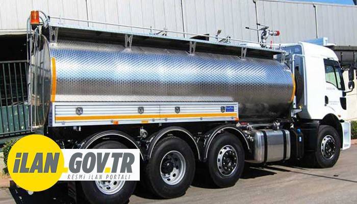 İÇMESUYU TANKERİ KİRALANACAK
