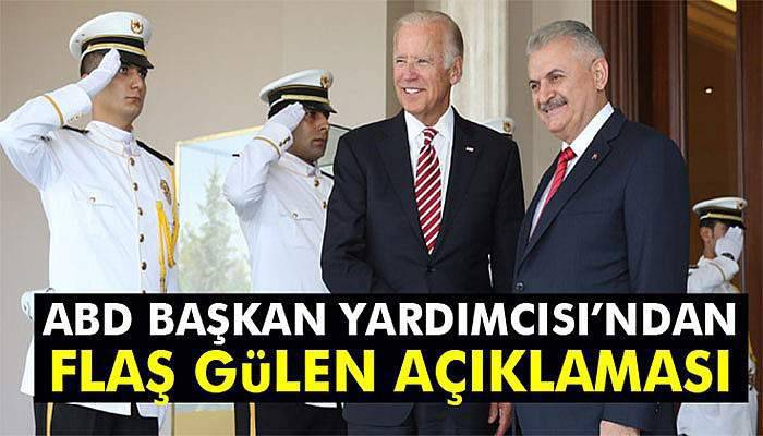 Başbakan Yıldırım ve Biden'den ortak açıklama