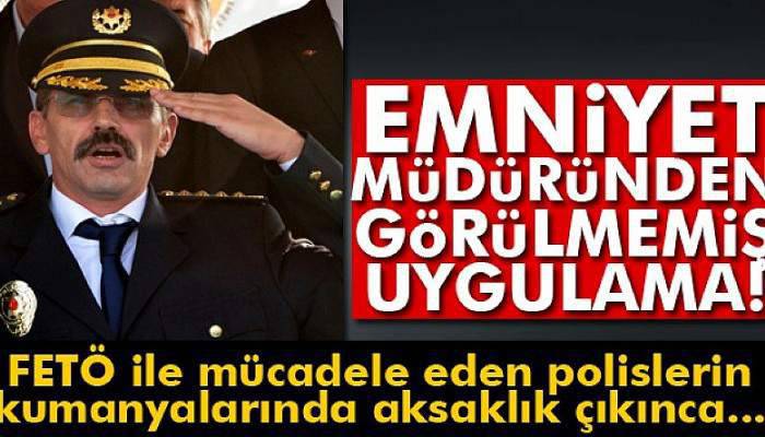 Emniyet Müdüründen görülmemiş uygulama