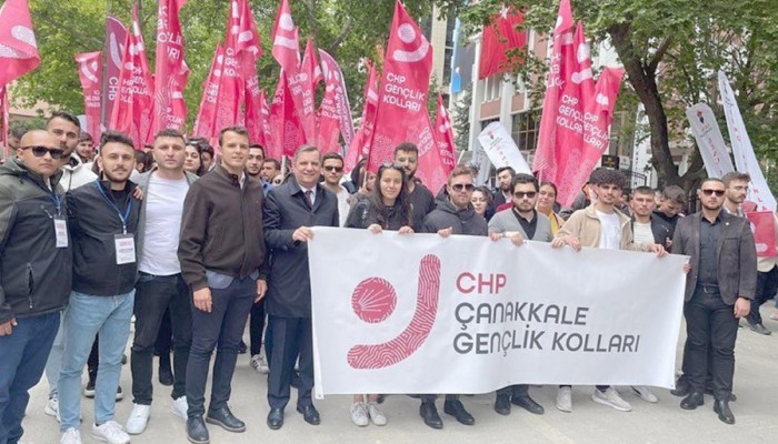 Çanakkale CHP Gençlik Kolları Ankara'da